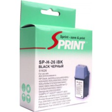 Картридж струйный Sprint SP-H-26 iBK черный