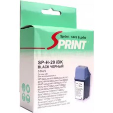 Картридж струйный Sprint SP-H-29 iBK черный