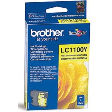 Картридж струйный Brother LC-1100Y желтый